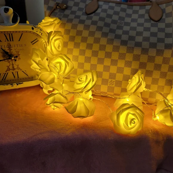 Louis Vuitton Cream and Tan Checkered Tote - Picture 6 of 13